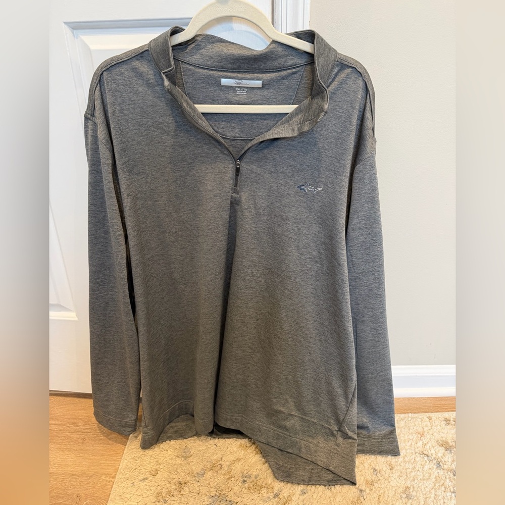 Greg Norman Men’s Quarter Zip Sweater Size 2XL Gray